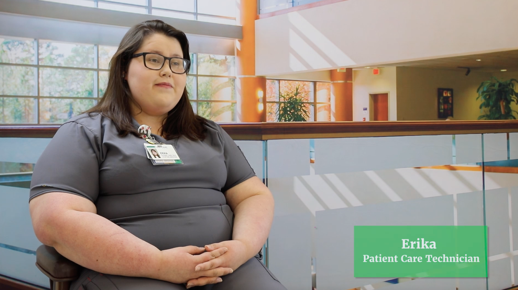A Patient Care Technician at a Baptist Health hospital in Arkansas